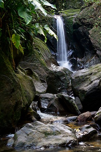 Wasserfall auf Sumatra
Batang Serangan; Sumatera Utara
